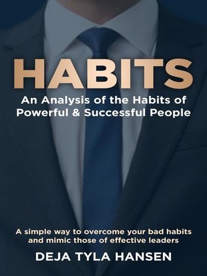 cover image of Habits